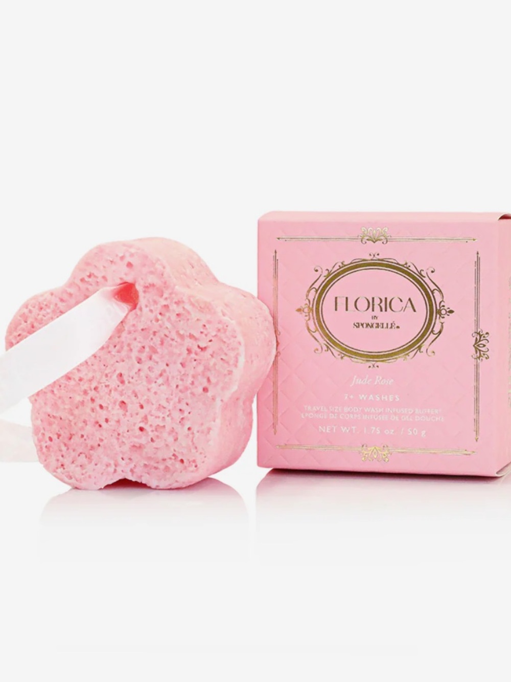 Spongelle Florica Spongette in Jude Rose 1.75oz BRAND NEW/SEALED